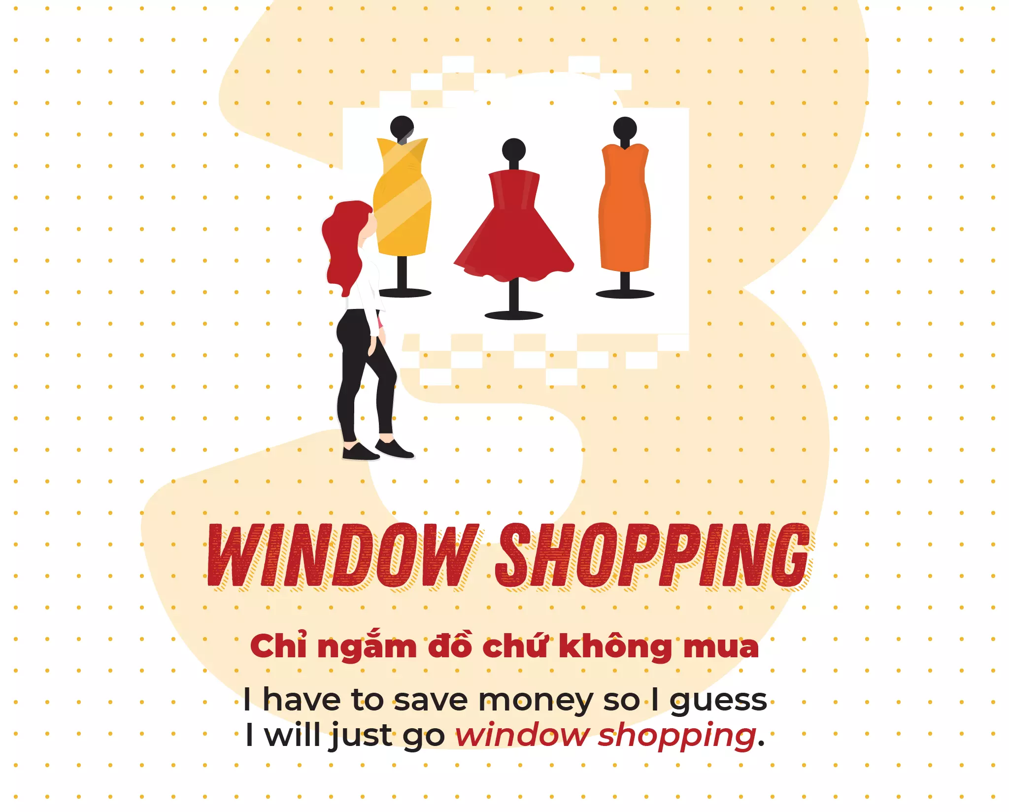 Window-shopping - Idiom theo chủ đề Shopping