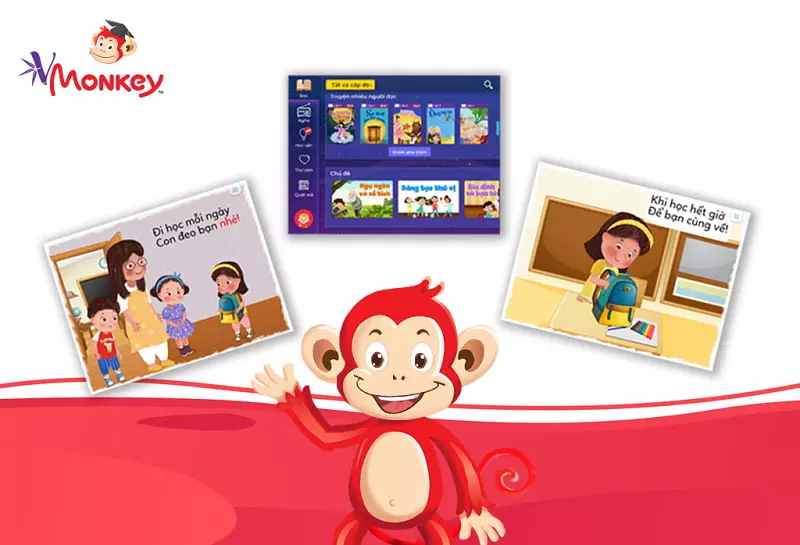VMonkey giúp trẻ xây dựng nền tảng tiếng Việt vững chắc. (Ảnh: Monkey)