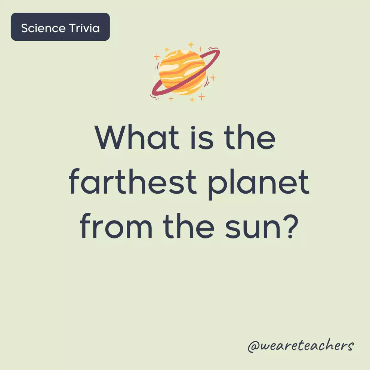 Hành tinh từ xa nhất từ mặt trời là gì?