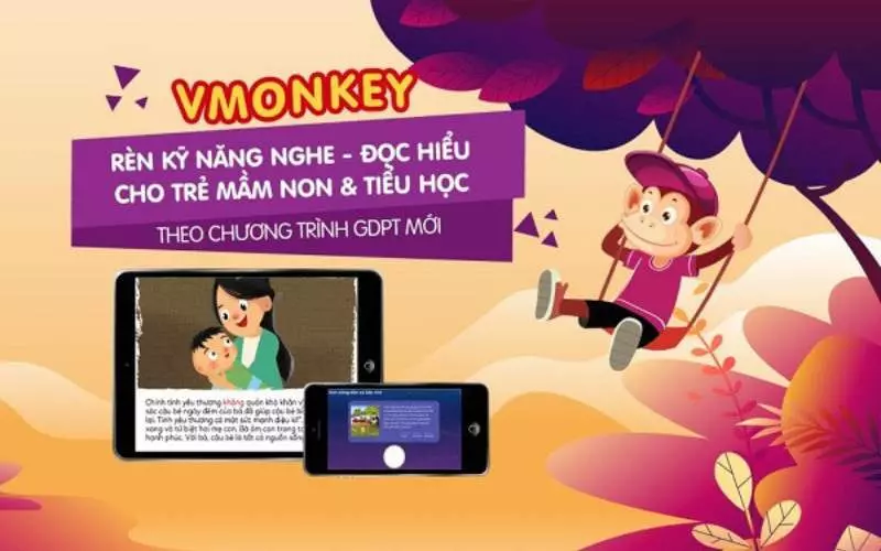 Ứng dụng VMonkey giúp trẻ có nền tảng tiếng Việt vững chắc