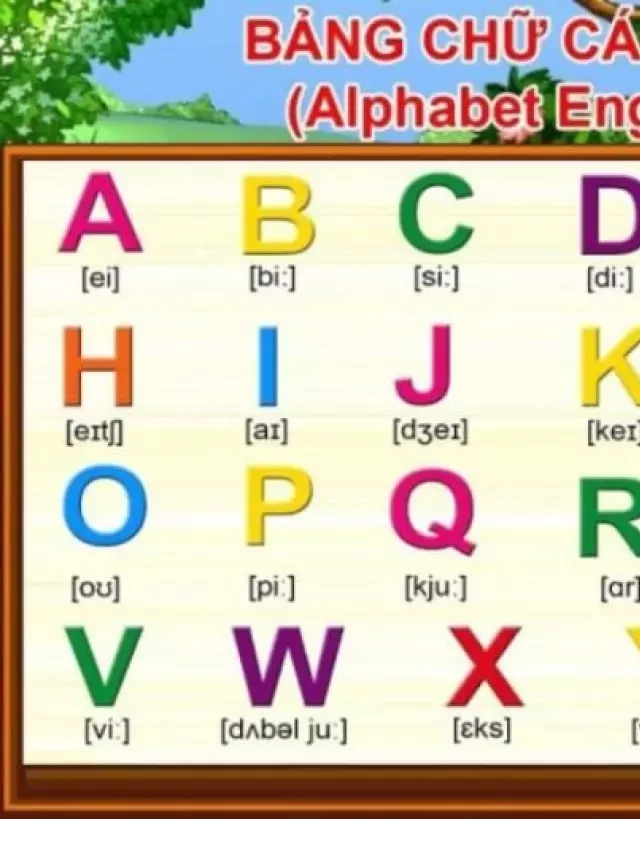   Hướng dẫn cha mẹ cách dạy bảng chữ cái tiếng Anh cho bé