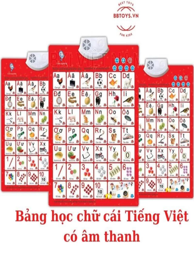   Bảng chữ cái tiếng Việt có âm thanh: Phương pháp dạy tiếng Việt tối ưu nhất