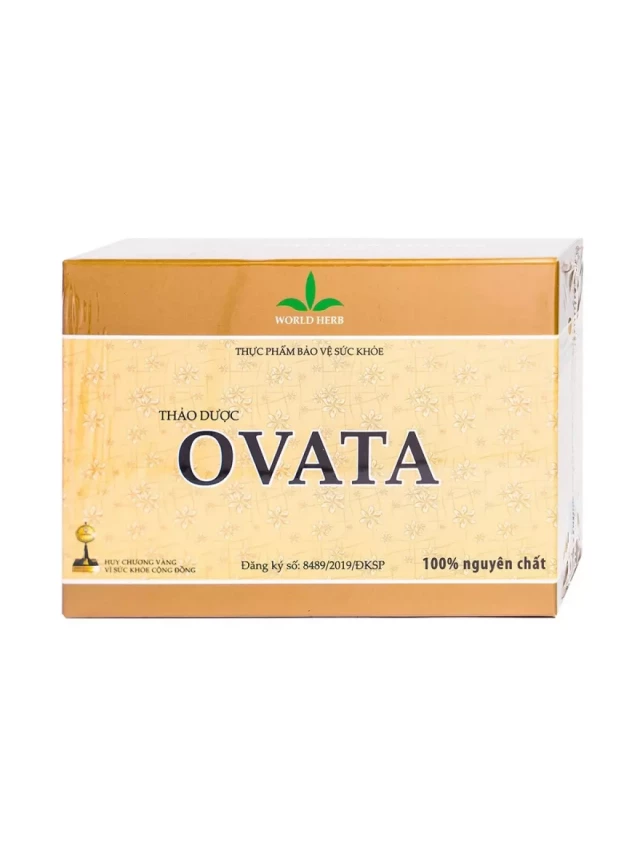   Thảo dược Ovata: Giải quyết vấn đề nhuận tràng và táo bón